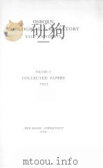 OSBORN ZOOLOGICAL LABORATORY YALE UNIVERSITY  VOLUME 17  1935     PDF电子版封面     