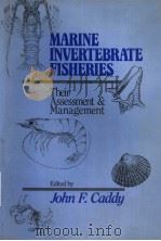 MARINE INVERTEBRATE FISHERIES:THEIR ASSESSMENT AND MANAGEMENT     PDF电子版封面    JOHN F.CADDY 