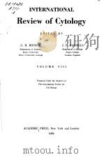 INTERNATIONAL REVIEW OF CYTOLOGY  VOLUME VIII     PDF电子版封面    G.H.BOURNE  J.F.DANIELLI 