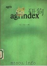 AGRINDEX VOL.1 NO.4 1975     PDF电子版封面     
