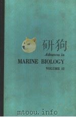 ADVANCES IN MARINE BIOLOGY  VOLUME 12（ PDF版）