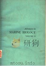 ADVANCES IN MARINE BIOLOGY  VOLUME 13（ PDF版）