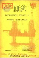 GUIDE TO INFORMATION SERVICES IN MARINE TECHNOLOGY     PDF电子版封面     