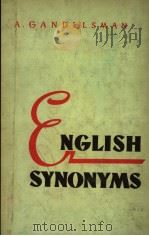 ENGLISH SYNONYMS EXPLAINED AND ILLUSTRATED     PDF电子版封面    V.I.TARKHOV 