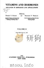 VITAMINS AND HORMONES VOLUME II（ PDF版）
