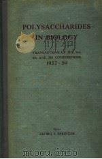POLYSACCHARIDES IN BIOLOGY 1957-59（ PDF版）