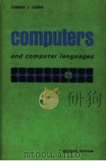 COMPUTERS AND COMPUTER LANGUAGES  SECOND EDITION     PDF电子版封面    EDWARD J.LAURIE 