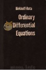 ORDINARY DIFFERENTIAL EQUATIONS     PDF电子版封面     