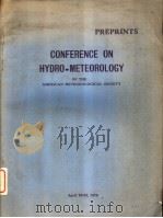CONFERENCE ON HYDRO-METEOROLOGY OF THE AMERICAN METEOROLOGICAL SOCIETY（ PDF版）