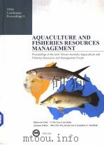 AQUACULTURE AND FISHERIES RESOURCES MANAGEMENT（ PDF版）