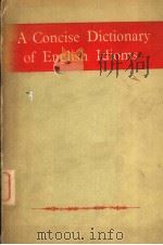 A CONCISE DICTIONARY OF ENGLISH IDIOMS（ PDF版）