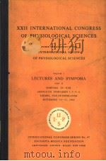 XXII INTERNATIONAL CONGRESS OF PHYSIOLOGICAL SCIENCES  VOLUME 1  PART 2（ PDF版）