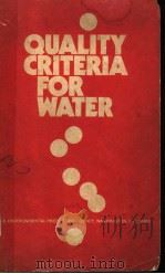 QUALITY CRITERIA FOR WATER（ PDF版）