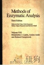 METHODS OF ENZYMATIC ANALYSIS  THIRD EDITION  VOLUME Ⅷ（ PDF版）
