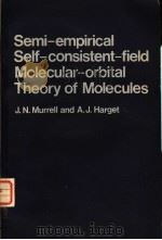 SEMI EMPIRICAL SELF CONSISTENT FIELD MOLECULAR ORBITAL THEORY OF MOLECULES     PDF电子版封面    J.N.MURRELL AND A.J.HARGET 