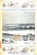 CONTRIBUTIONS IN MARINE SCIENCE  VOLUME 24  AUGUST 1981     PDF电子版封面     