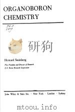 ORGANOBORON CHEMISTRY     PDF电子版封面    HOWARD STEINBERG 