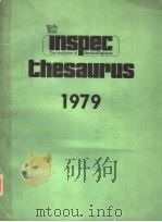 INSPEC THESAURUS 1979     PDF电子版封面     