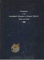PROCEEDINGS OF THE INTERNATIONAL SYMPOSIUM ON ENZYME CHEMISTRY TOKYO AND KYOTO  1957     PDF电子版封面     