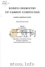 RODD'S CHEMISTRY OF CARBON COMPOUNDS  VOLUME I PART A     PDF电子版封面    S.COFFEY 