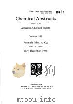 CHEMICAL ABSTRACTS  VOLUME 109  PART 1 OF 3 PARTS（ PDF版）