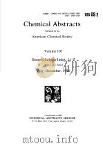 CHEMICAL ABSTRACTS  VOLUME 105  PART 2 OF 2 PARTS     PDF电子版封面     