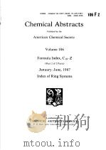 CHEMICAL ABSTRACTS  VOLUME 106  PART 2 OF 2 PARTS（ PDF版）