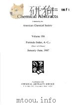 CHEMICAL ABSTRACTS  VOLUME 106  PART 1 OF 2 PARTS（ PDF版）