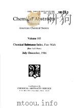 CHEMICAL ABSTRACTS  VOLUME 105  PART 3 OF 5 PARTS（ PDF版）