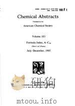 CHEMICAL ABSTRACTS  VOLUME 103  PART 1 OF 2 PARTS     PDF电子版封面     