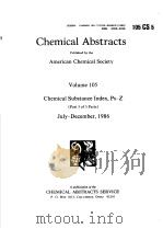 CHEMICAL ABSTRACTS  VOLUME 105  PART 5 OF 5 PARTS     PDF电子版封面     