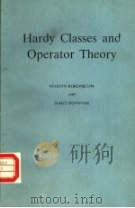 HARDY CLASSES AND OPERATOR THEORY（ PDF版）