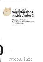 NEW HORIZONS IN LINGUISTICS 2（ PDF版）