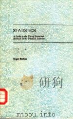 STATISTICS：A GUIDE TO THE USE OF STATISTICAL METHODS IN THE PHYSICAL SCIENCES（ PDF版）