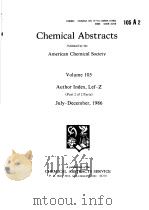 CHEMICAL ABSTRACTS  VOLUME 105 AUTHOR INDEX，LEF-Z  PART 2 OF 2 PARTS 1986（ PDF版）