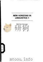 NEW HORIZONS IN LINGUISTICS 1（ PDF版）