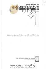 PAPERS IN QUANTITATIVE ECONOMICS     PDF电子版封面    JAMES P.QUIRK  ARVID M.ZARLEY 