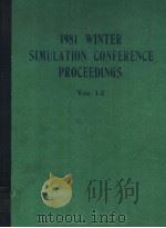 1981 WINTER SIMULATION CONFERENCE PROCEEDINGS  VOLS.1-2     PDF电子版封面    TUCER I.OREN  CLAUDE M.DELFOSS 
