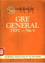 GRE GENERAL TEST NO.6     PDF电子版封面  0446353078   