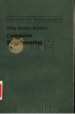 PHILIP BEDFORD ROBINSON COMPUTER PROGRAMMING     PDF电子版封面     