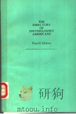 THE DIRECTORY OF DISTINGUISHED AMERICANS  FOURTH EDITION     PDF电子版封面  0934544468   