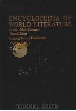 ENCYCLOPEDIA OF WORLD LITERATURE IN THE 20TH CENTURY VOLUME 3     PDF电子版封面     
