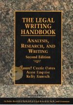 THE LEGAL WRITING HANDBOOK RESEARCH，ANALYSIS，AND WRITING  （SECOND EDITION）     PDF电子版封面  156706695X   