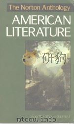 THE NORTON ANTHOLOGY OF AMERICAN LITERATURE  FOURTH EDITION  VOLUME 1（ PDF版）