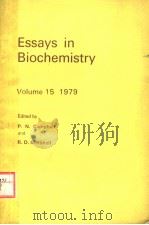 ESSAYS IN BIOCHEMISTRY VOLUME 15（ PDF版）