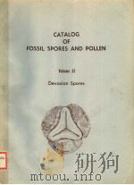 CATALOG OF FOSSIL SPORES AND POLLEN VOLUME 32  DEVONIAN SPORES（ PDF版）
