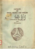 CATALOG OF FOSSIL SPORES AND POLLEN VOLUME 27  CARBONIFEROUS MEGASPORES AND MICROSPORES（ PDF版）