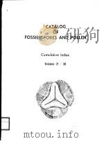 CATALOG OF FOSSIL SPORES AND POLLEN CUMULATIVE INDES VOLUME 21-30（ PDF版）