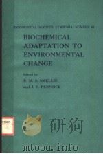 BIOCHEMICAL ADAPTATION TO ENVIRONMENTAL CHANGE（ PDF版）