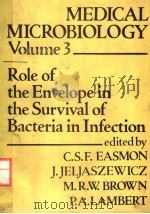 MEDICAL MICROBIOLOGY VOLUME 3 ROLE OF THE ENVELOPE IN THE SURVIVAL OF BACTERIA IN INFECTION     PDF电子版封面  0122280032  C.S.F.EASMON  J.JELJASZEWICZ 